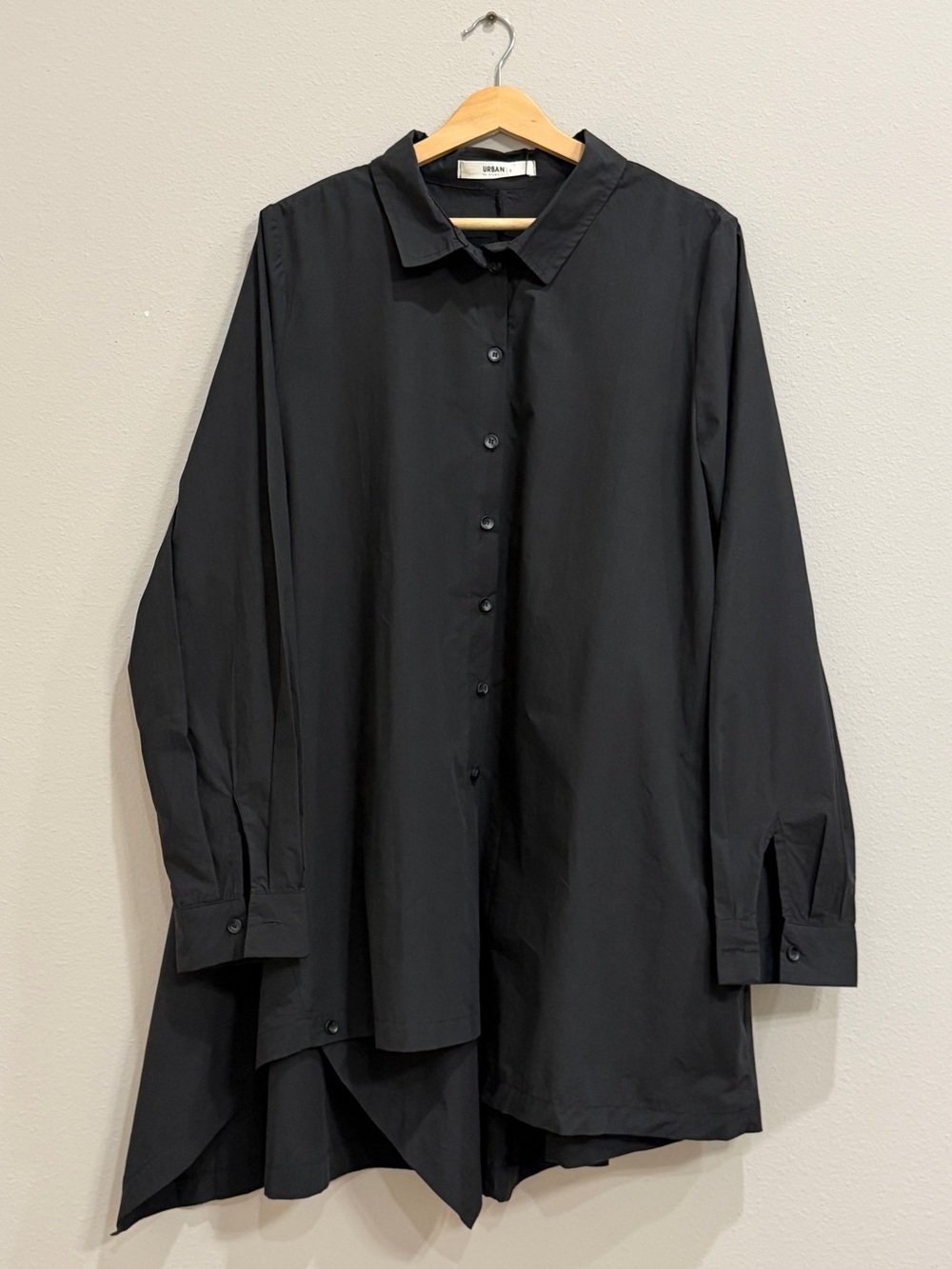 NWT Alembika Onyx Asymmetric Cotton Tunic Size 5